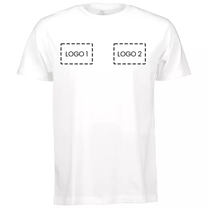 Westborn T-shirt med logotryk, 10 stk, , large image number 1