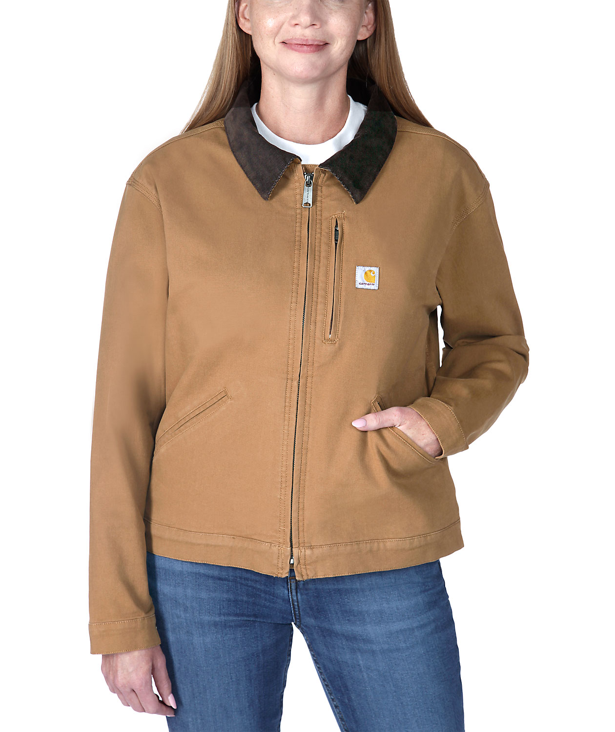 Carhartt Rugged Flex Detroit jacka dam, Carhartt Brown