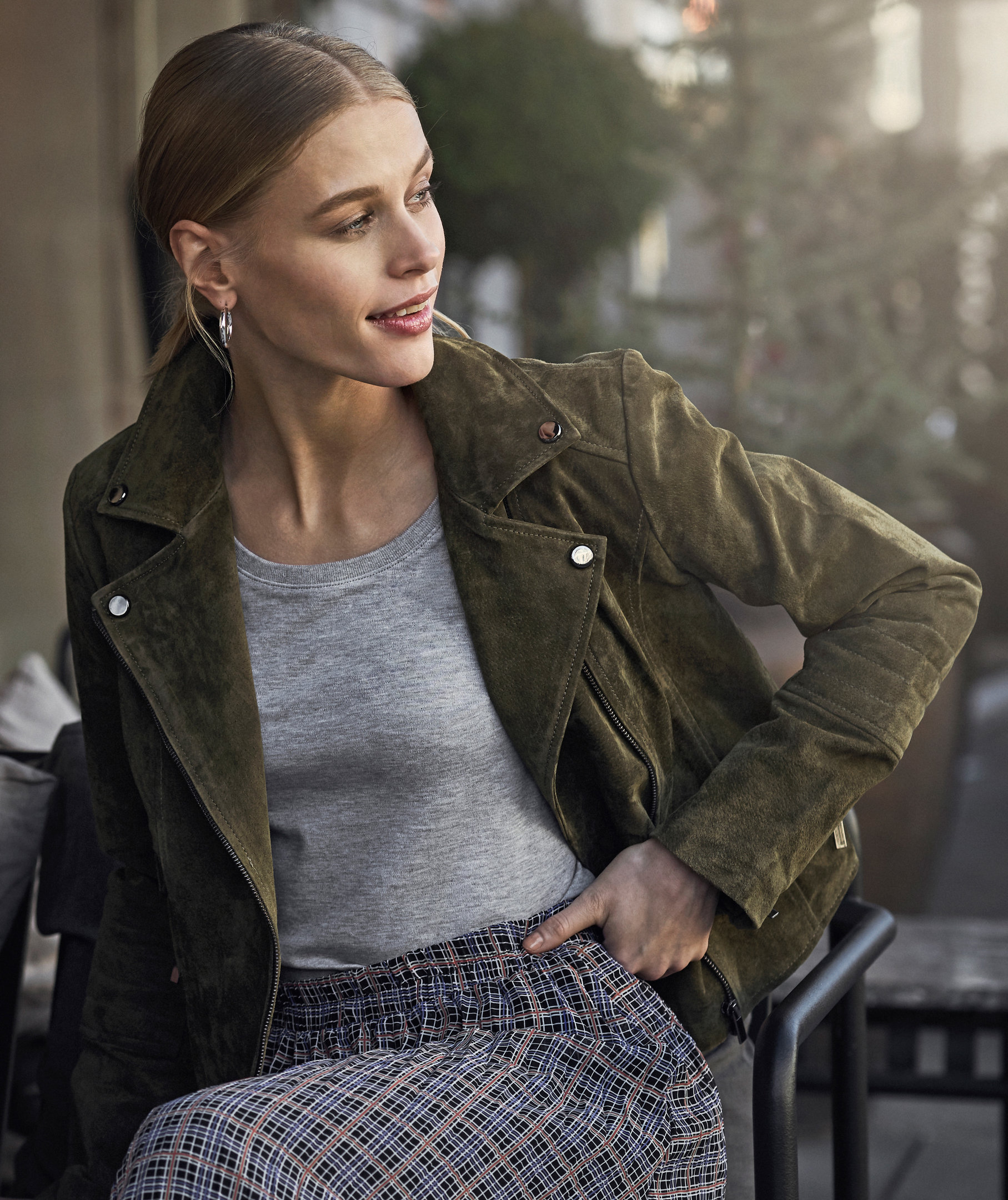 Seven Seas women's round neck T-shirt, Light Grey Melange, large image number 4