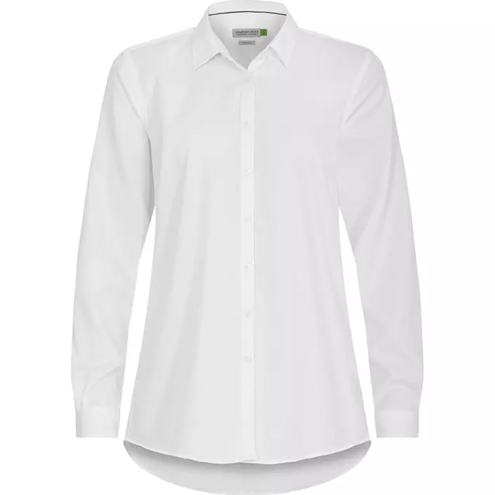 J. Harvest & Frost Twill Green Bow O1 lady relaxed fit shirt, White, large image number 0