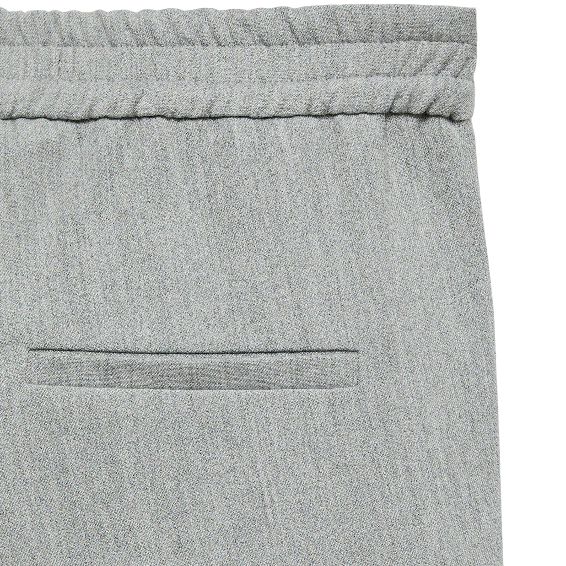 Vero Moda VMMAYA LOOSE SOLID women's trousers, Light Grey Melange, large image number 4