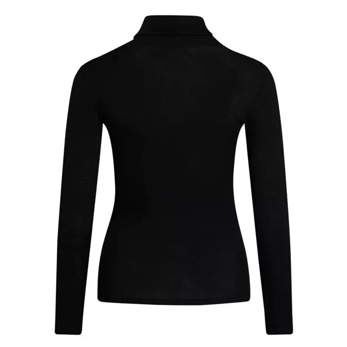 Claire Woman Alys women's knitted pullover with merino wool, Black, large image number 2