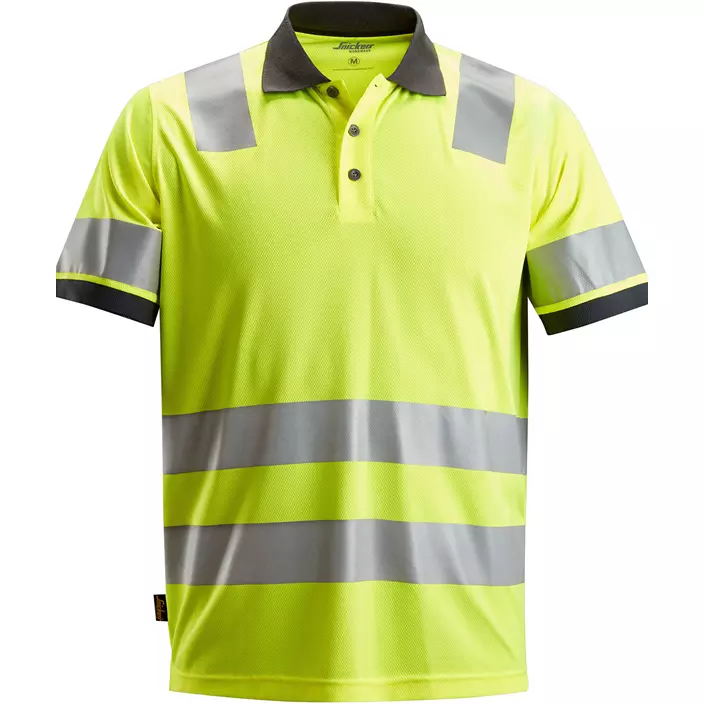 Snickers AllroundWork polo T-shirt 2730, Hi-Vis Gul, large image number 0