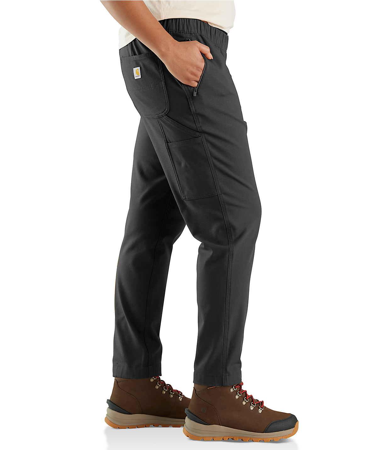 Carhartt Force dame bukser, Black, large image number 4