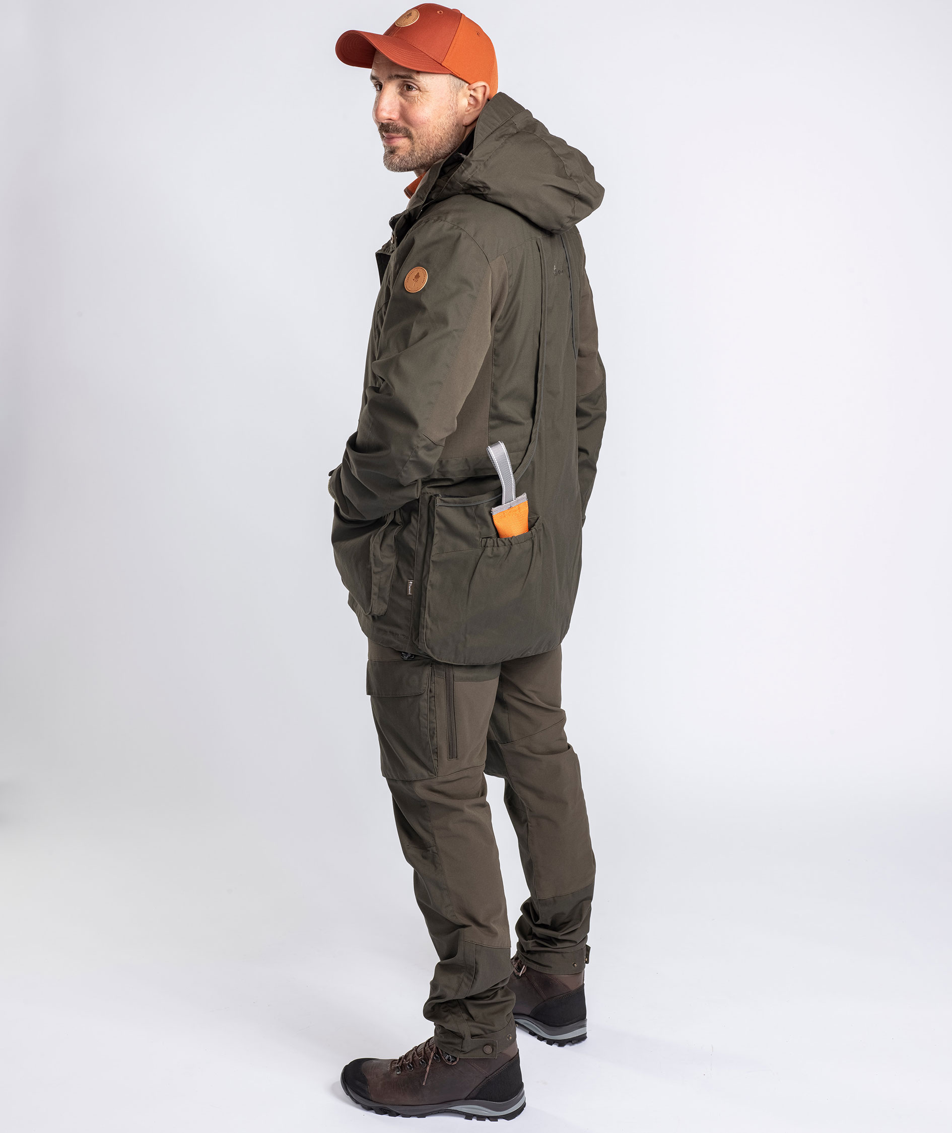 Pinewood Dog Sports Trainer jakke, Moss green, large image number 4