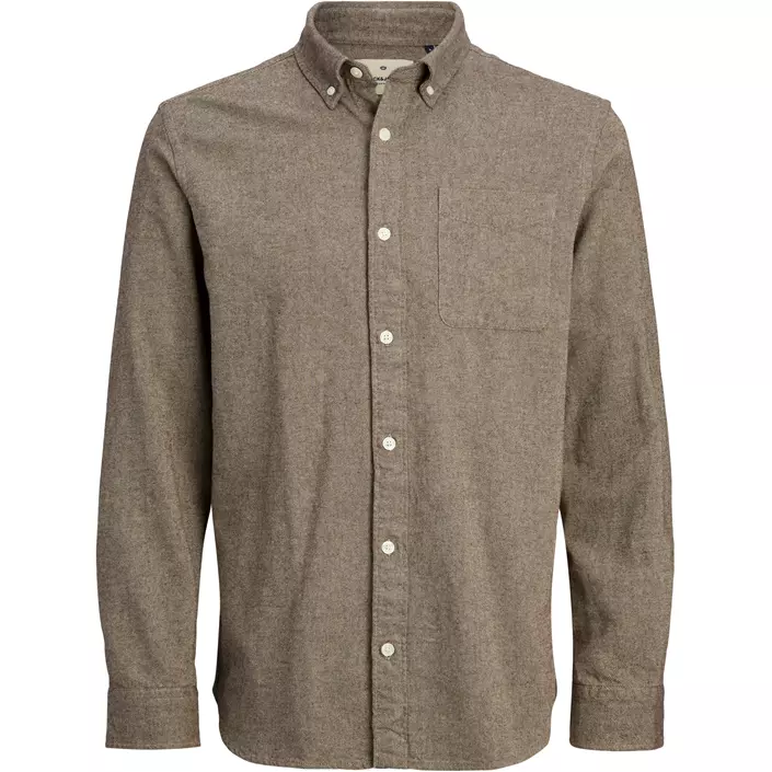 Jack & Jones Premium JPRBLUBROOK TWILL skjorta, Malt Ball, large image number 0