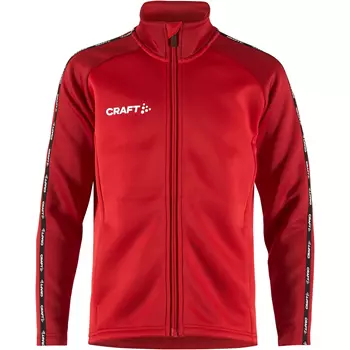 Craft Squad 2.0 cardigan for kids, Bright Red-Express