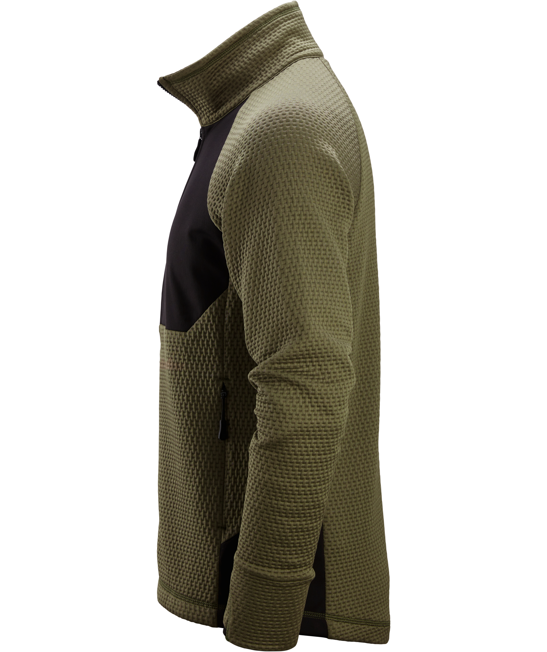 Snickers FlexiWork cardigan 8404, Khaki Green/Black, large image number 4