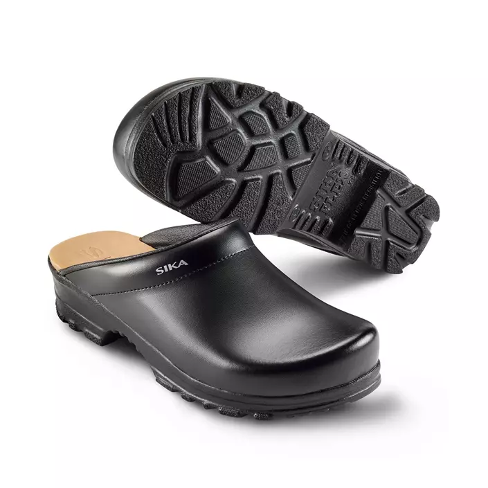 Sika Flex LBS clogs without heel cover OB, Black, large image number 0