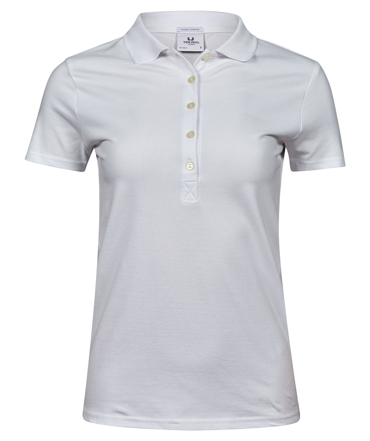 Tee Jays Luxury pik&eacute;tr&ouml;ja dam, Vit, Vit, swatch