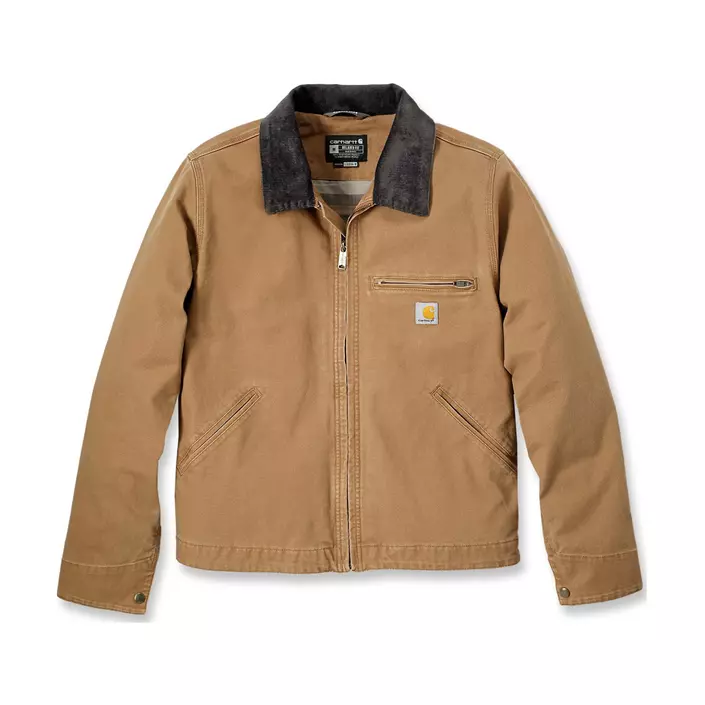 Carhartt Duck Detroit jakke, Carhartt Brown, large image number 0