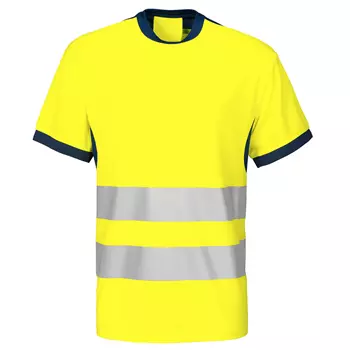 ProJob T-Shirt 6009, Hi-vis gelb/marine