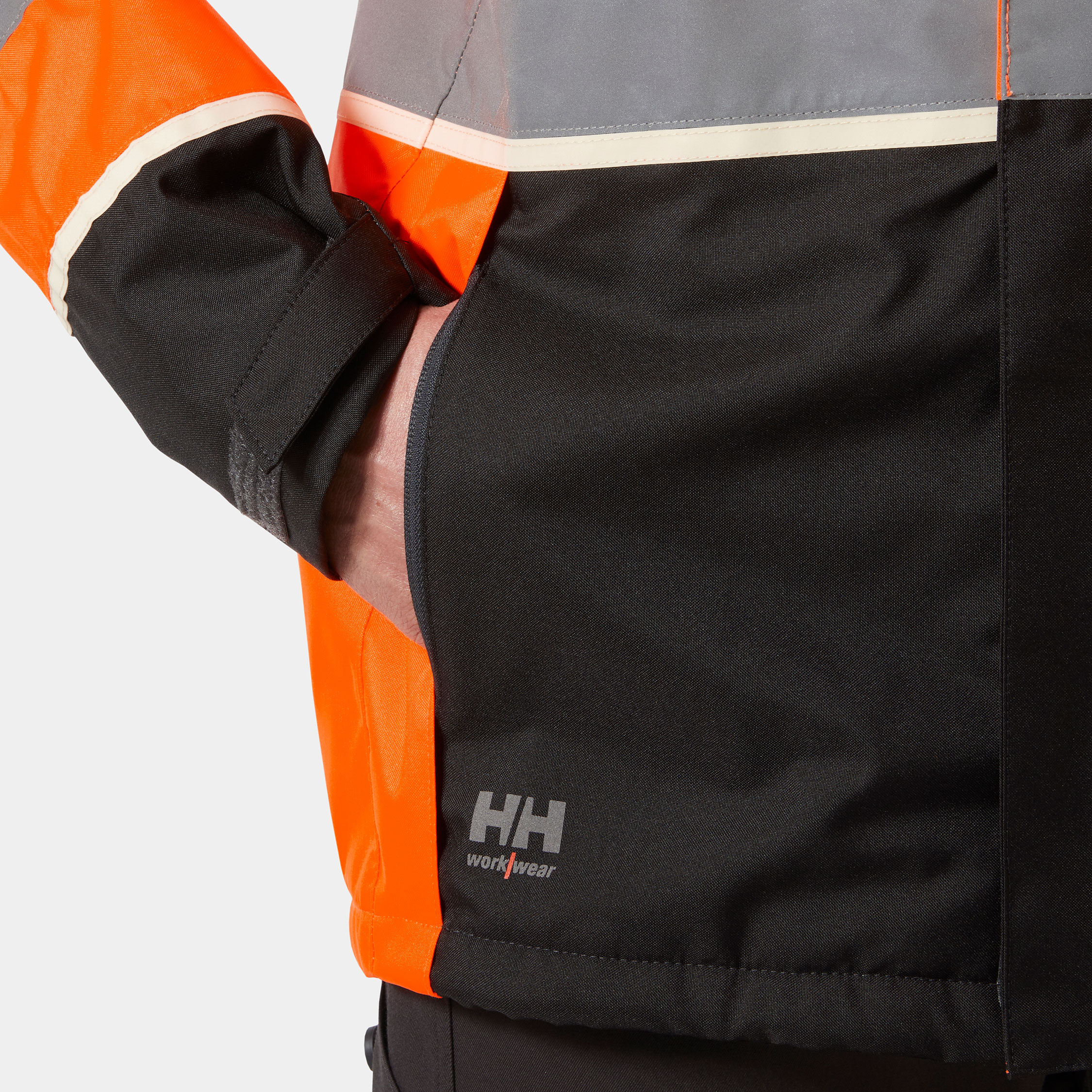 Helly Hansen UC-ME winter jacket, Hi-vis Orange, large image number 7