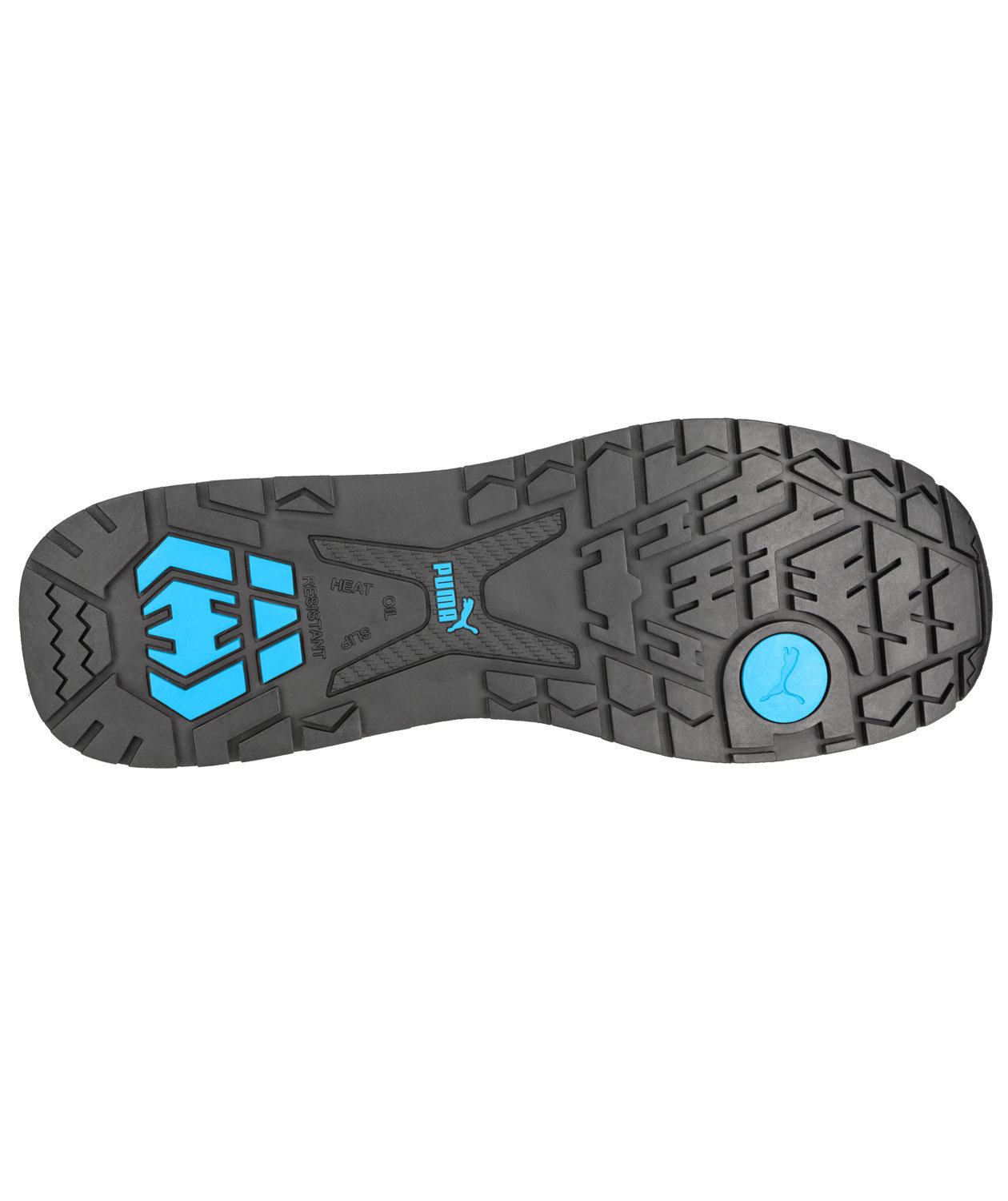 Puma Blaze Knit Low skyddsskor S1P, Bl&aring;/Gr&ouml;n, Bl&aring;/Gr&ouml;n, large image number 4