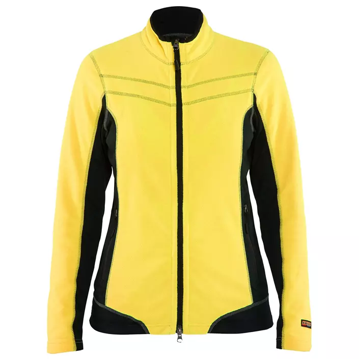 Blåkläder women's microfleece jacket, Yellow/Black, large image number 0