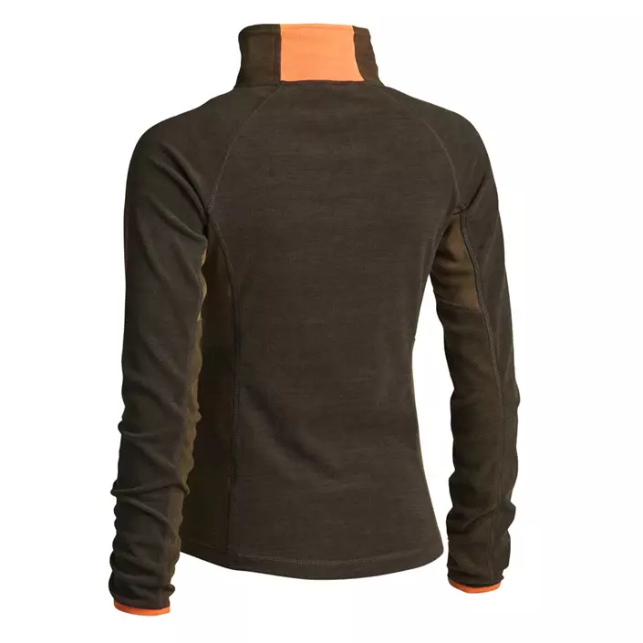 Northern Hunting Revna fleece dame baselayer trøje, Brown, large image number 3