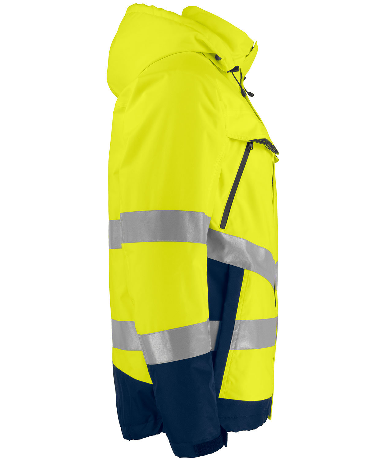ProJob shell jacket 6441, Hi-Vis Yellow/Navy, large image number 2