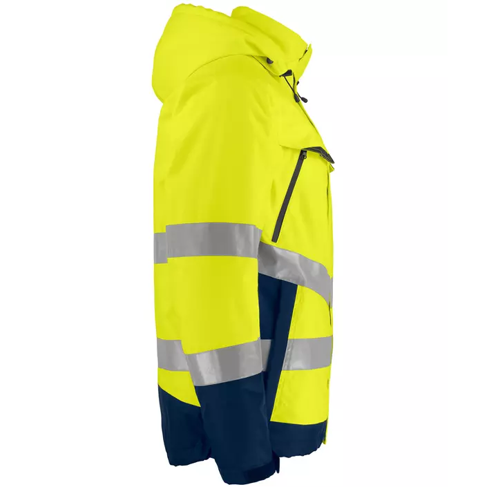 ProJob shell jacket 6441, Hi-Vis Yellow/Navy, large image number 2
