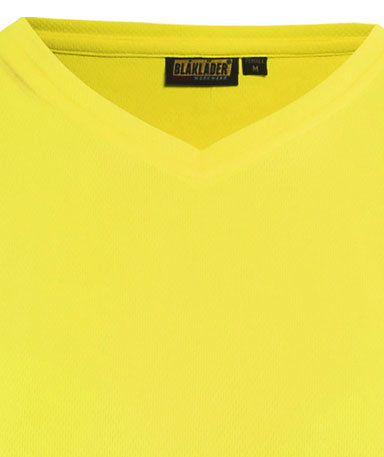 Bl&aring;kl&auml;der women's T-shirt, Hi-Vis Yellow, large image number 3