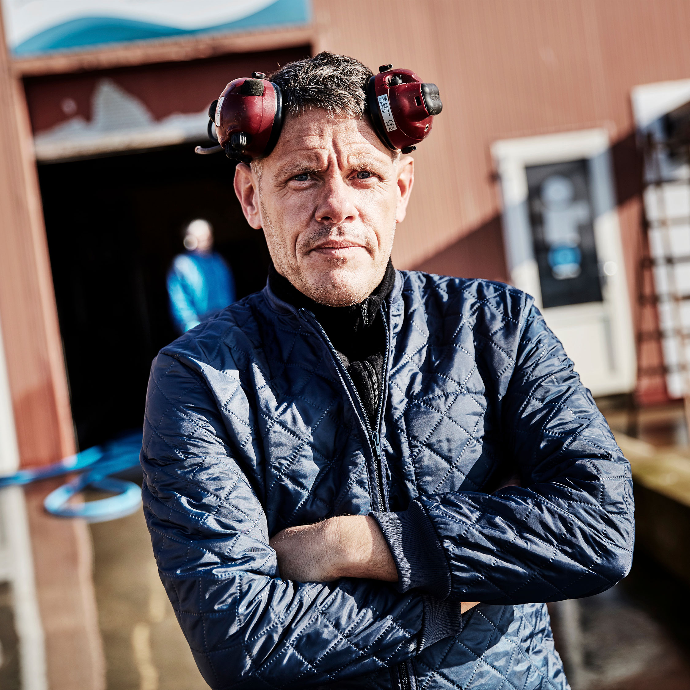 ELKA thermo jacket, Marine Blue