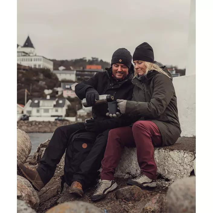 Pinewood dame vinter parkajakke, Dark Green, large image number 12