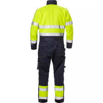 Fristads Flame winter coverall 8088, Hi-Vis yellow/marine