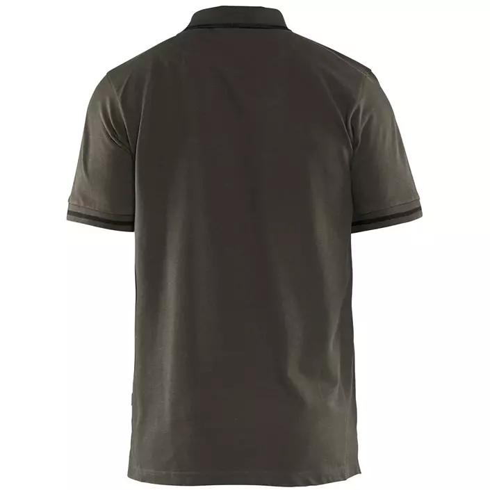 Blåkläder Unite polo T-shirt, Olive Green/Black, large image number 2