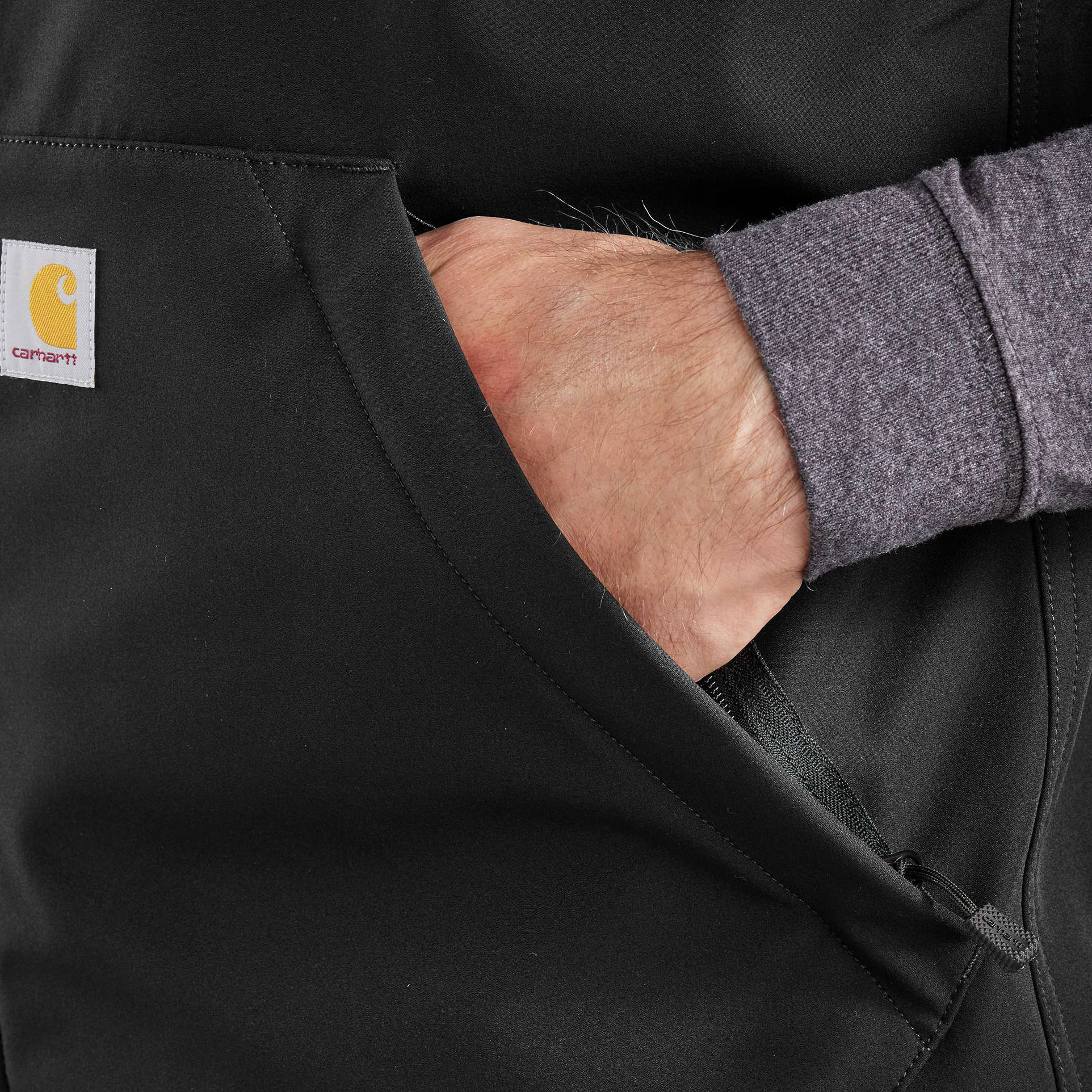 Carhartt Rain Defender softshellvest, Black, large image number 4