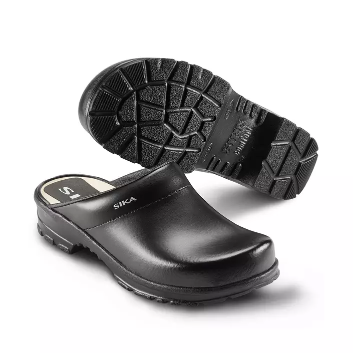 Sika comfort clogs without heel cover OB, Black, large image number 0