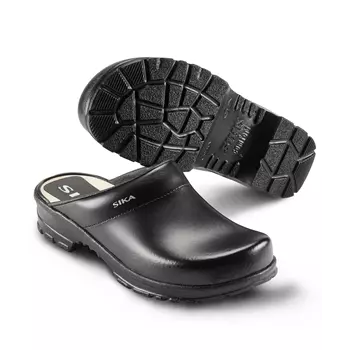Sika comfort clogs without heel cover OB, Black