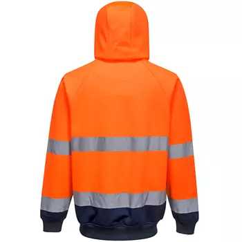 Portwest sweatshirt, Hi-vis Orange/Marine