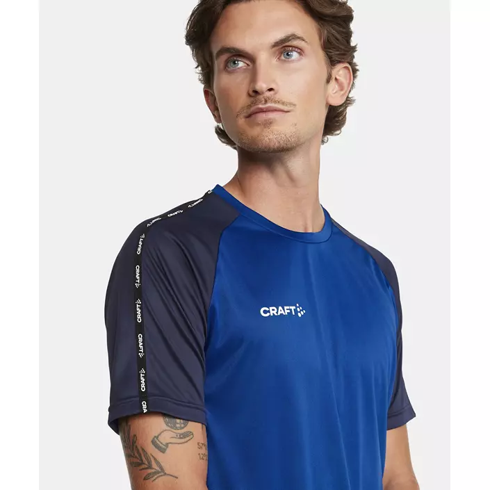 Craft Squad 2.0 Contrast Jersey T-shirt, Club Cobolt-Navy, large image number 5