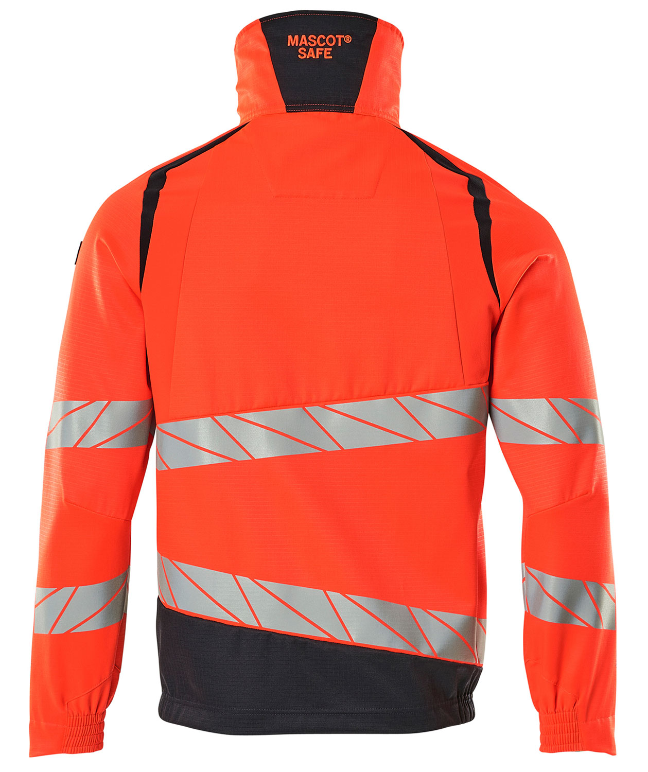 Mascot Accelerate Safe jakke, Hi-Vis R&oslash;d/M&oslash;rk Marine, large image number 1