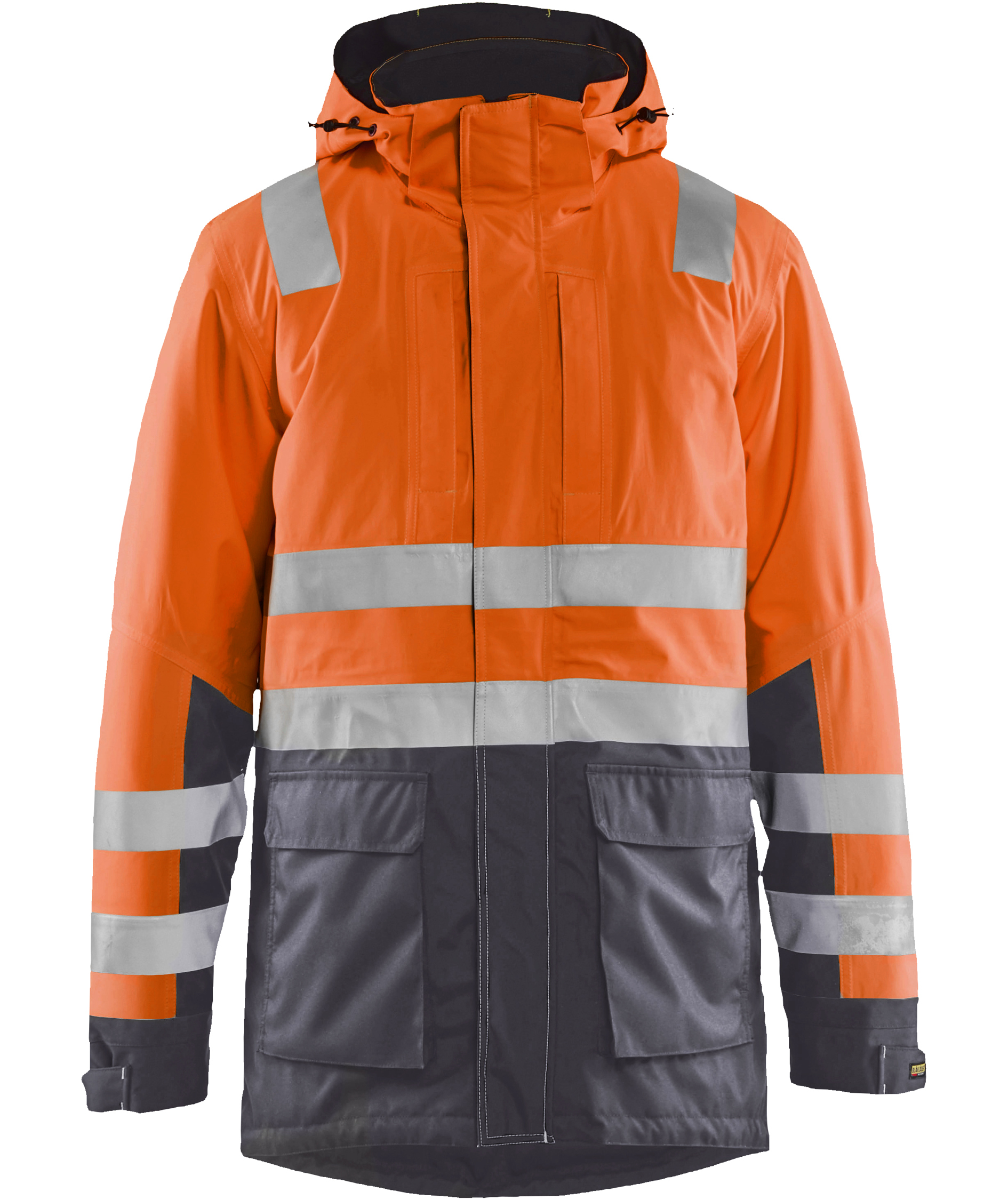 Hi-Vis Orange/Mellemgr&aring;