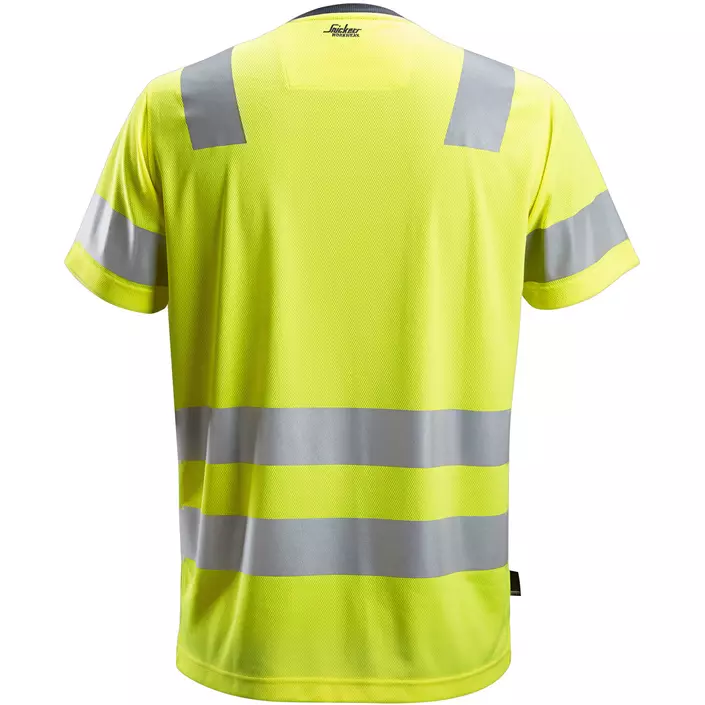 Snickers AllroundWork T-shirt 2530, Hi-Vis Yellow, large image number 2