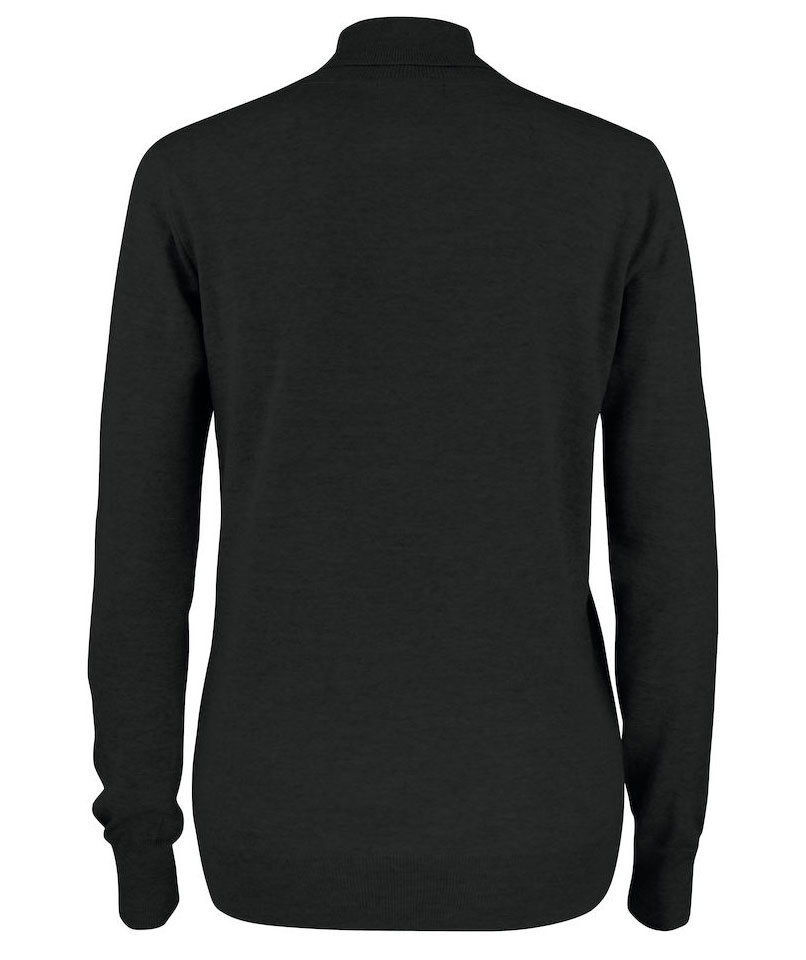 Cutter & Buck Kennewick women's turtleneck with merino wool, Black