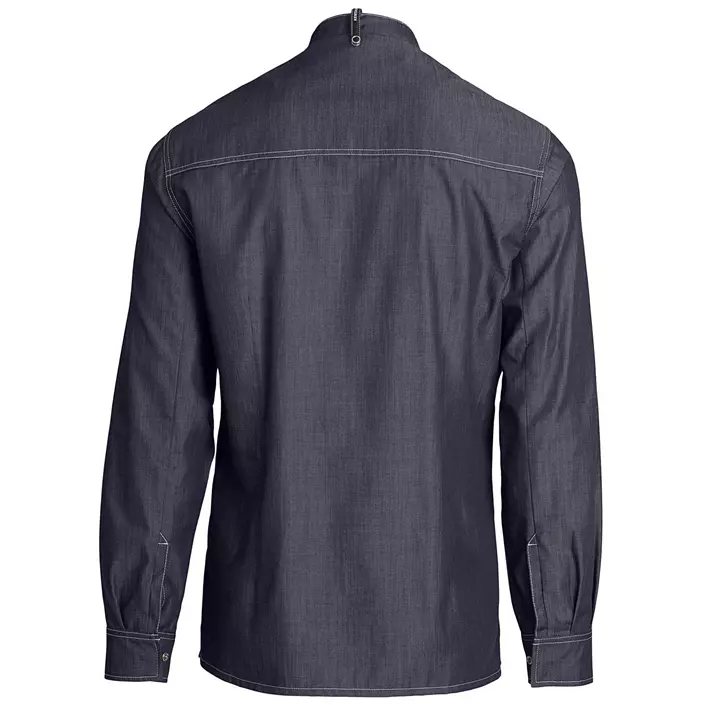 Kentaur modern fit chefs-/service shirt, Ocean Blue, large image number 2