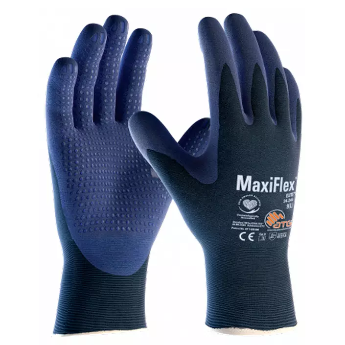 ATG MaxiFlex® Elite™ 34-244 arbetshandskar, Mörkblå, large image number 0