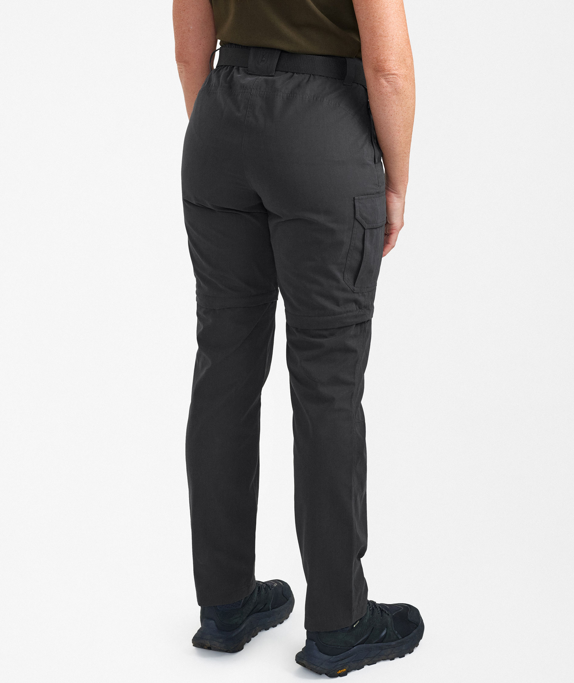 Deerhunter Slogen zip-off damebukse, Black Ink, large image number 5