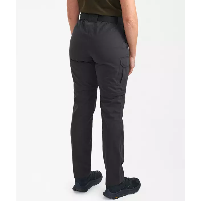 Deerhunter Slogen women's zip-off trousers, Black Ink, large image number 5