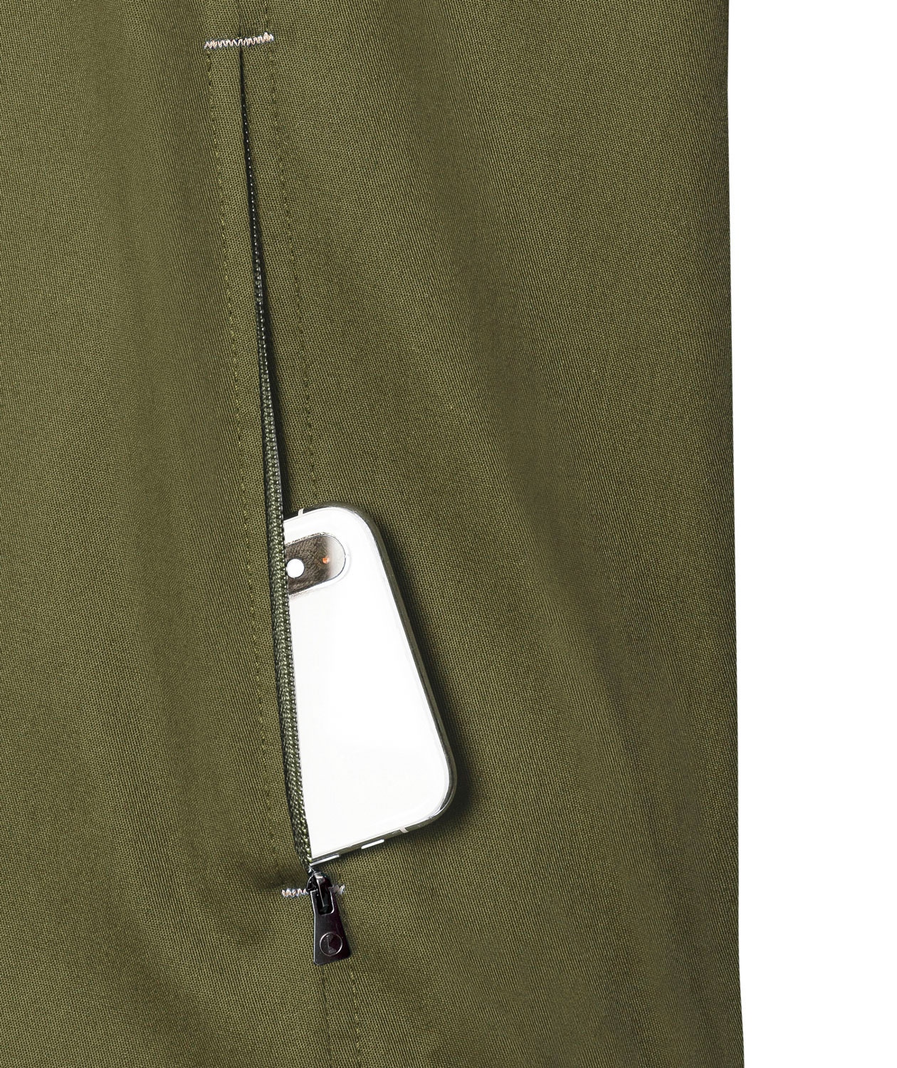 Karlowsky Green-generation kortermet kokkejakke, Mosgr&oslash;nn, large image number 4