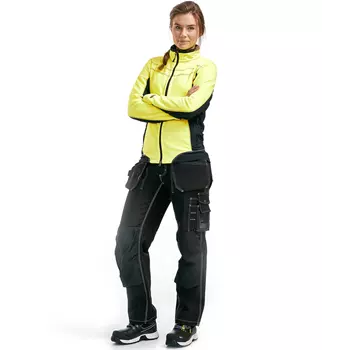 Blåkläder women's microfleece jacket, Yellow/Black