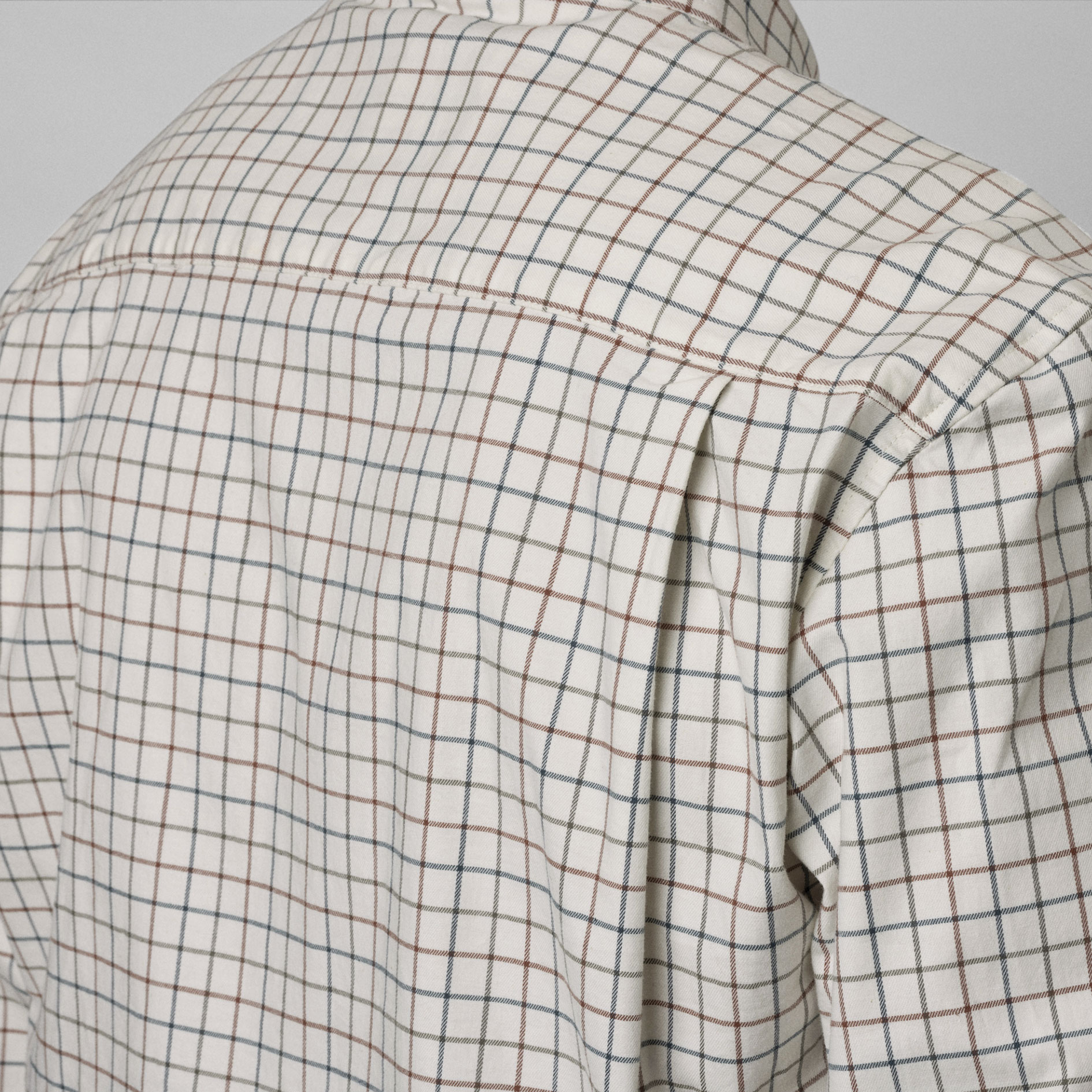 Seeland Oxford Shooting shirt, Grape leaf/Terracotta check, large image number 5