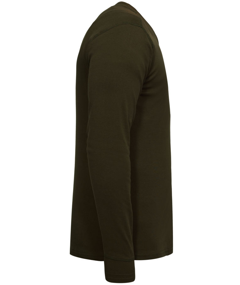 Engel Extend langermet Grandad T-skjorte, Forest green, large image number 4