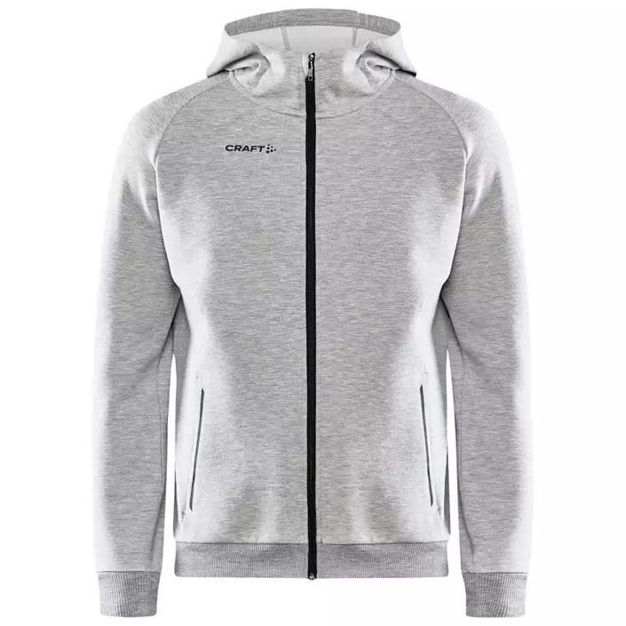 Craft Core Soul Full Zip hoodie med blixtlås, Grey melange, large image number 0