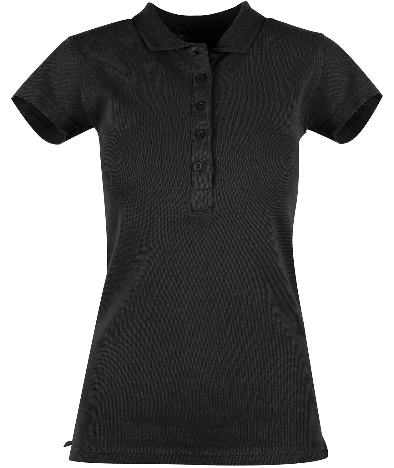 Camus Alice Springs women's polo shirt, Black, Black, swatch