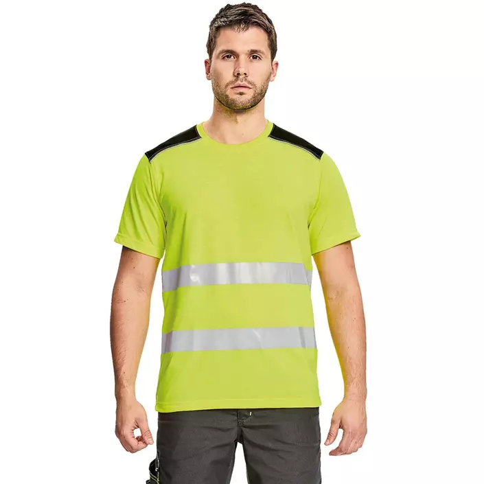 Cerva Knoxfield T-shirt, Hi-Vis Gul, large image number 1