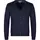 ID knitted cardigan with merino wool, Marine Blue, Marine Blue, swatch
