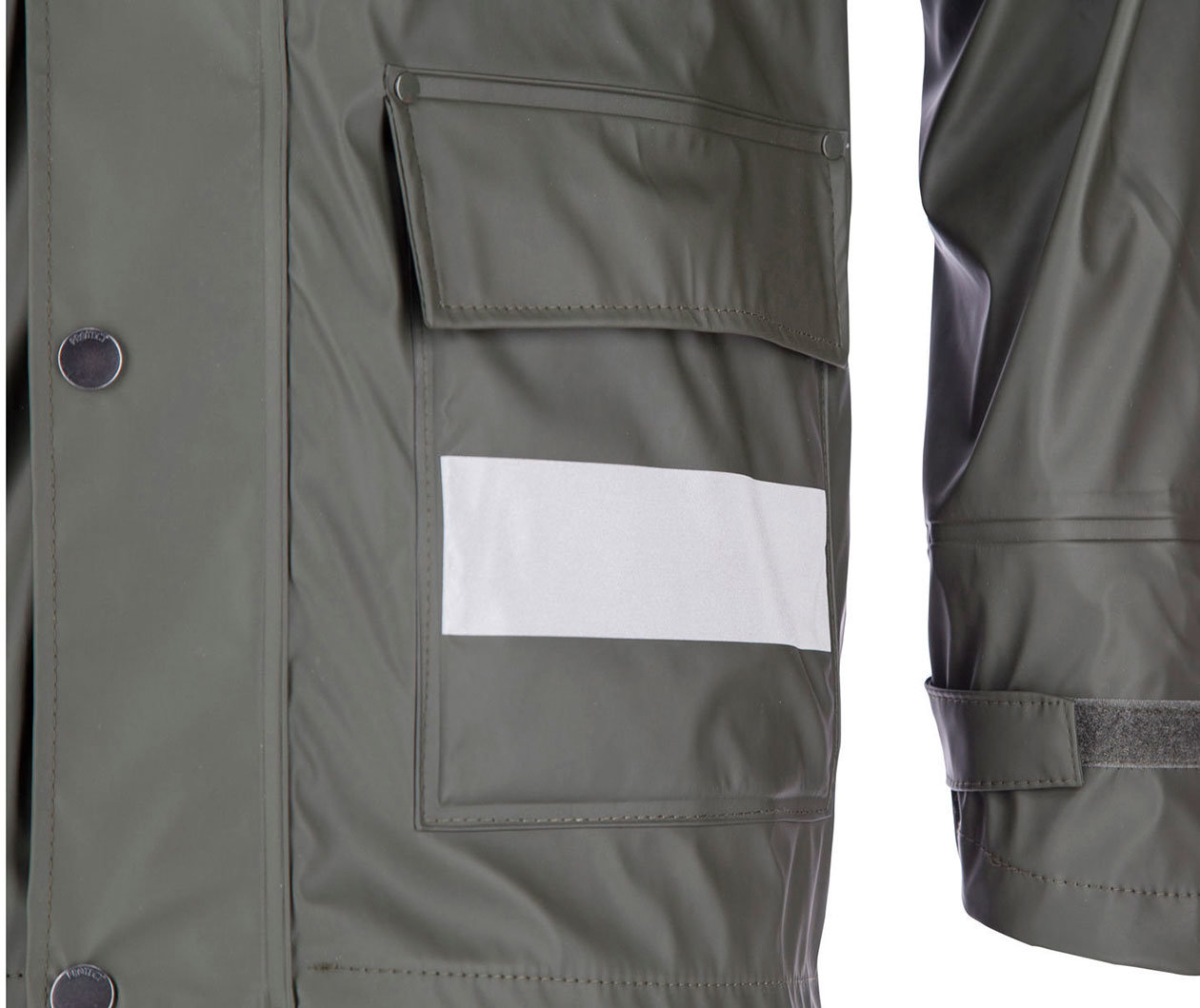 Kramp Protect rain coat, Green, large image number 3