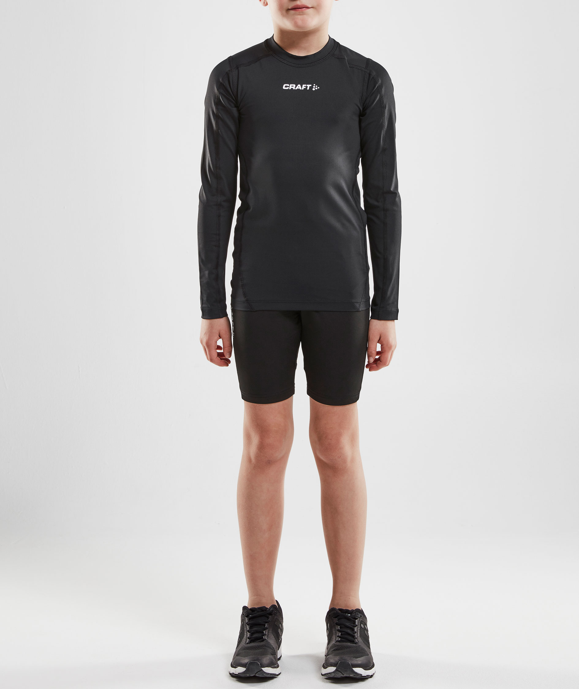 Craft Pro Control Compression long-sleeved T-shirt for kids, Black, large image number 4